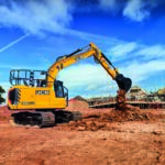 JCB 140X rups graafmachine